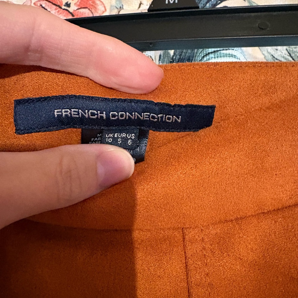 French Connection Rust Mini Skirt - Picture 6 of 7